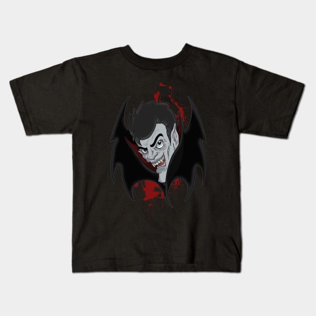 Vampire Madness Kids T-Shirt by schockgraphics